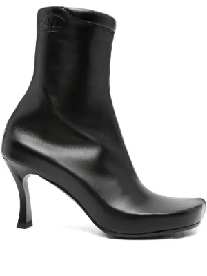 ミドルブーツ BALENCIAGA Women Boots 775969 W1SA1 1000 black Women's Avenue Boot in Black | Balenciaga US