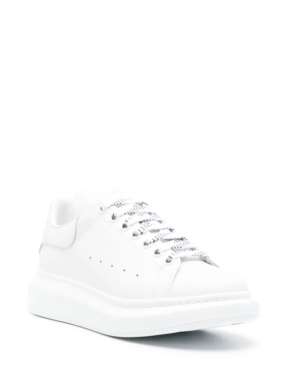 Alexander McQueen leather sneakers White