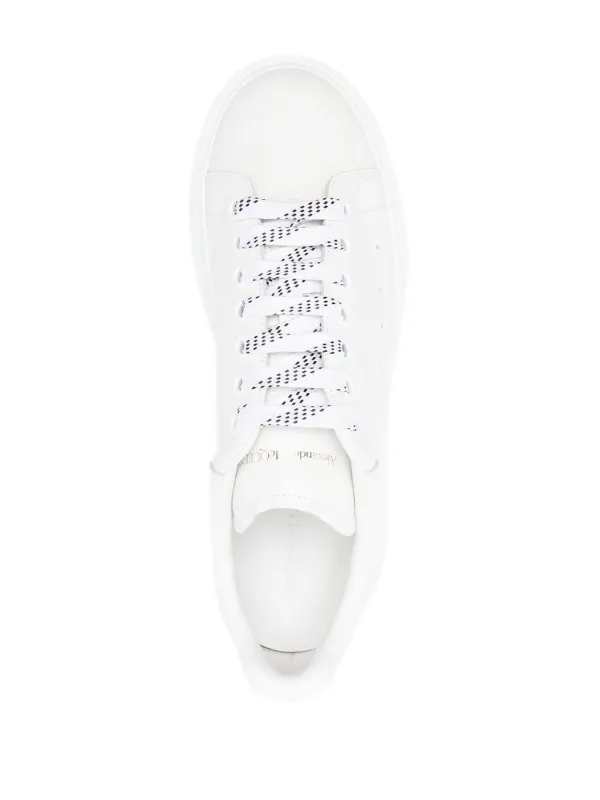 Alexander McQueen Oversized Leather Sneakers | White | FARFETCH