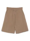 Fabiana Filippi slub-texture shorts - Brown