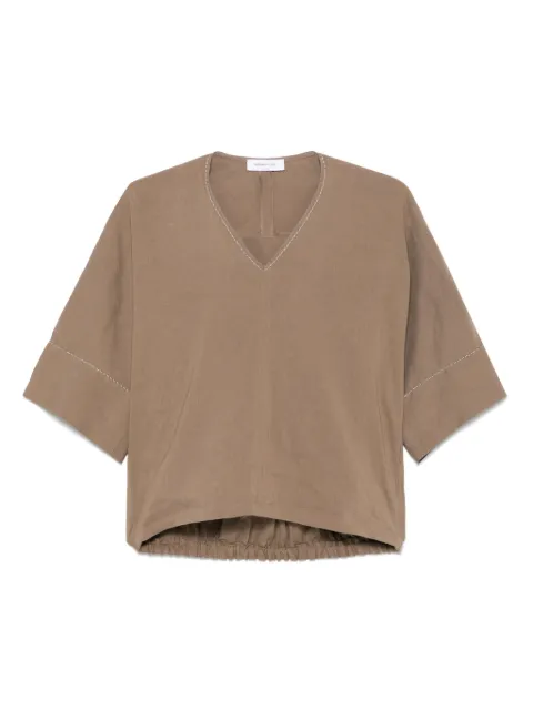 Fabiana Filippi chain-link detail blouse 