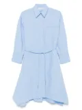 Fabiana Filippi chain-link detail midi dress - Blue