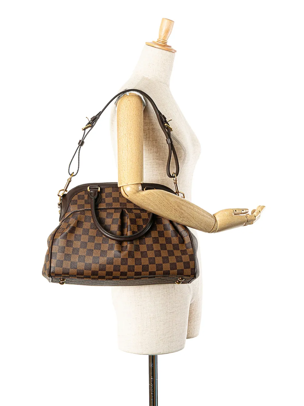 Louis Vuitton Pre-Owned Borsa a tracolla Trevi PM in tela Damier Ebène 2014 | Image 7
