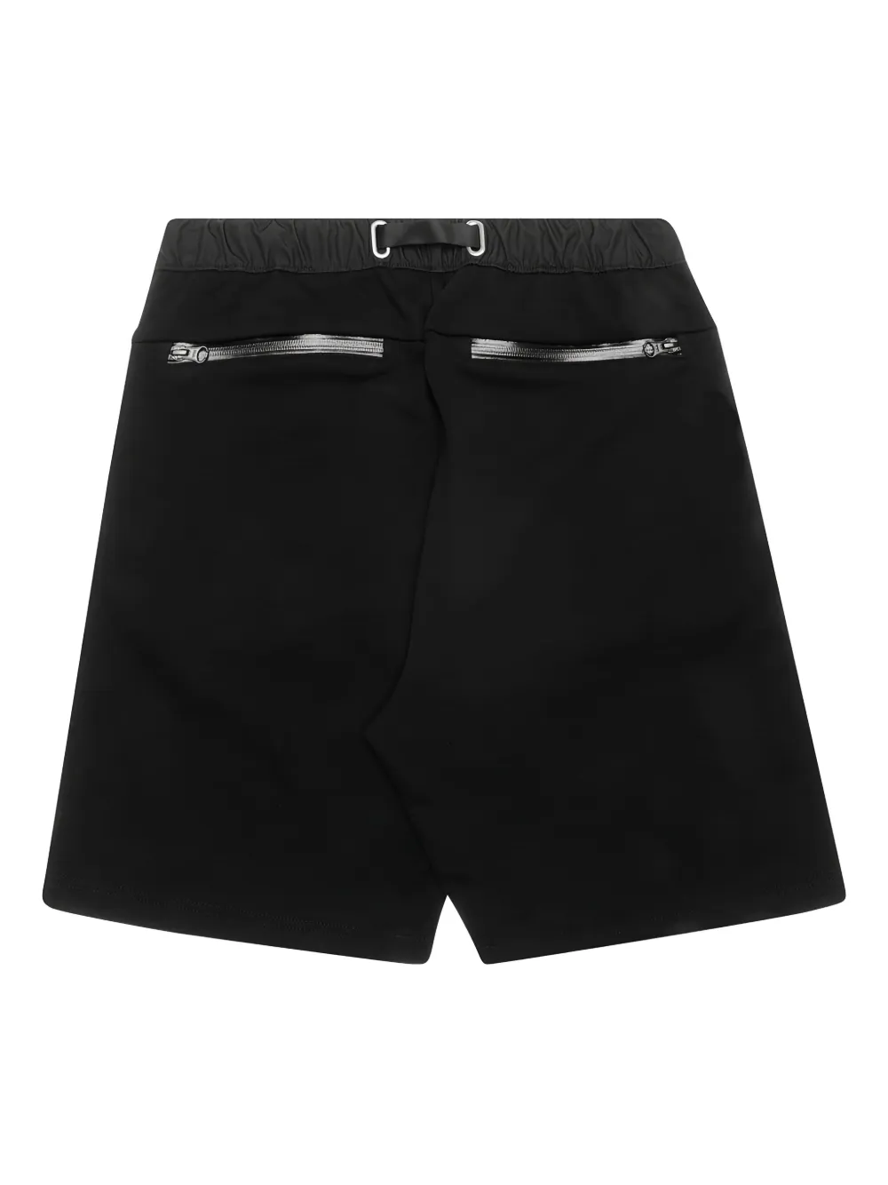 John Elliott Shorts met gespsluiting en vlakken - Zwart