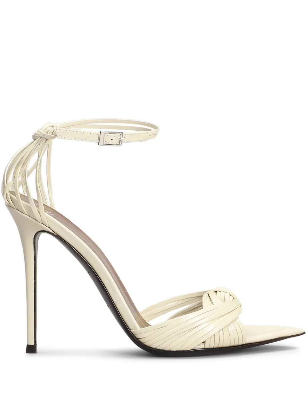 Giuseppe Zanotti 120mm Intriigo Knot sandals White