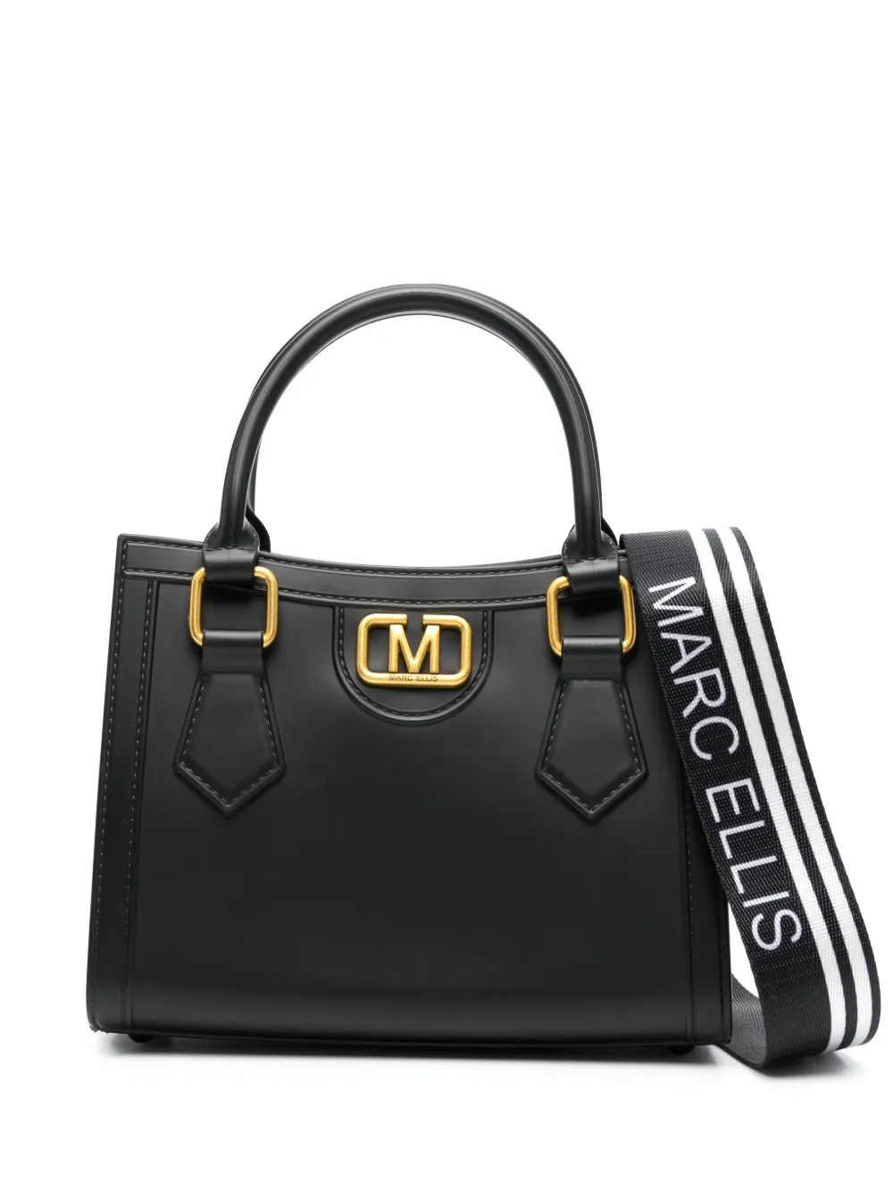 Marc Ellis Wood tote bag | Black | Image 1