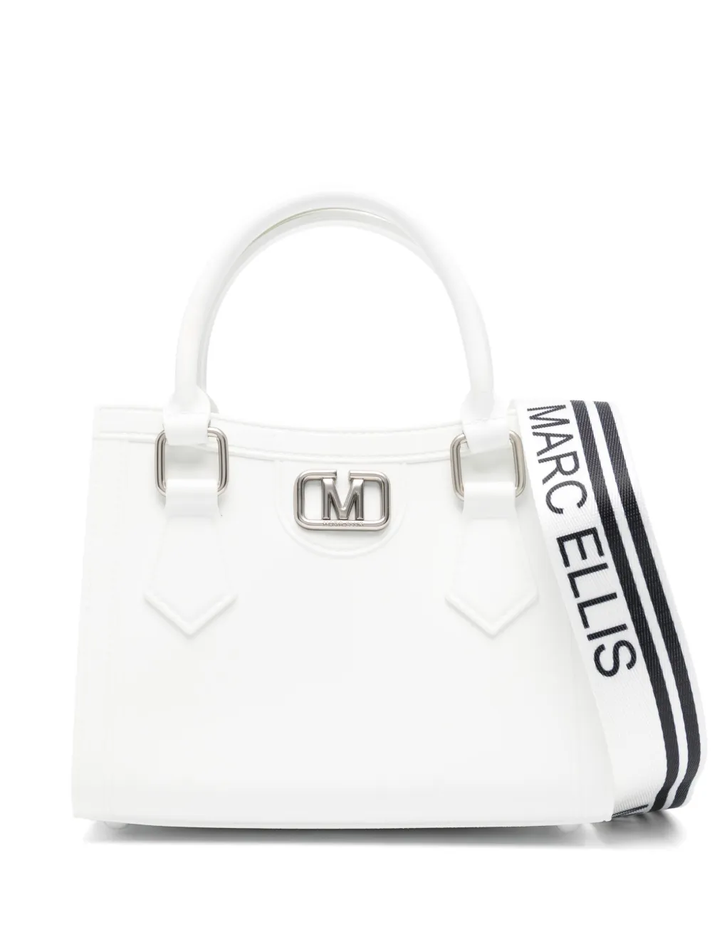 Marc Ellis Wood tote bag | White | Image 1