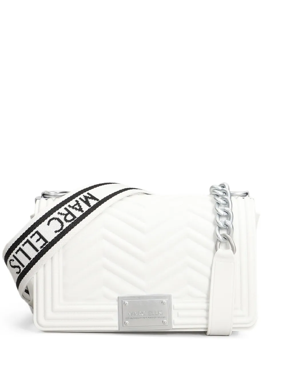 Marc Ellis S Flat Wave shoulder bag - Bianco