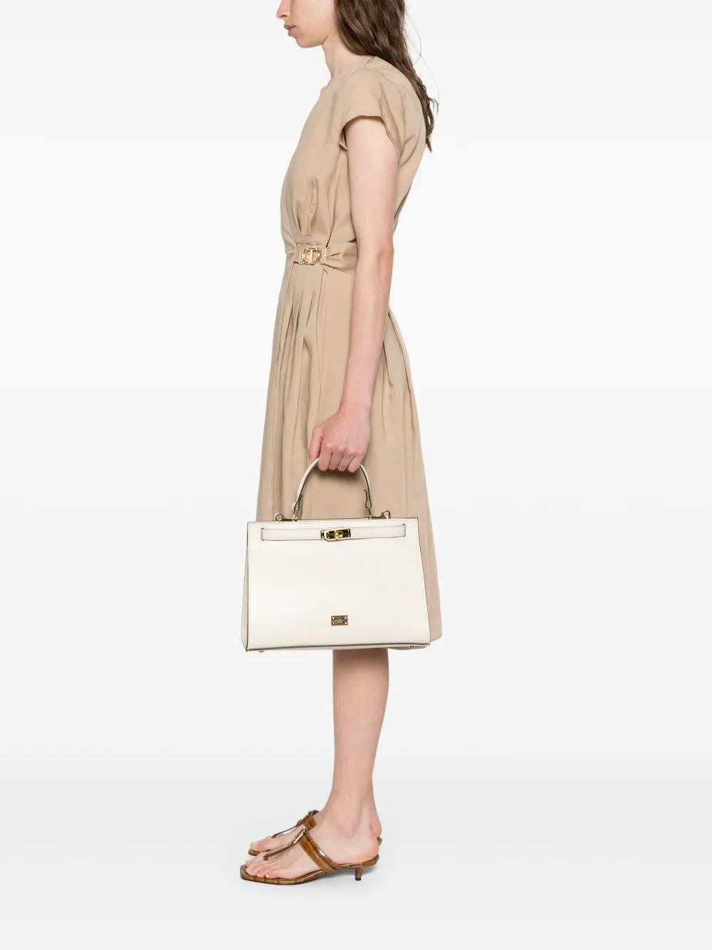 Marc Ellis large Alma tote bag - Beige
