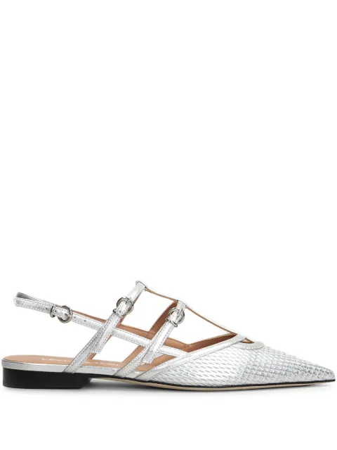 Lella Baldi flats metalizados