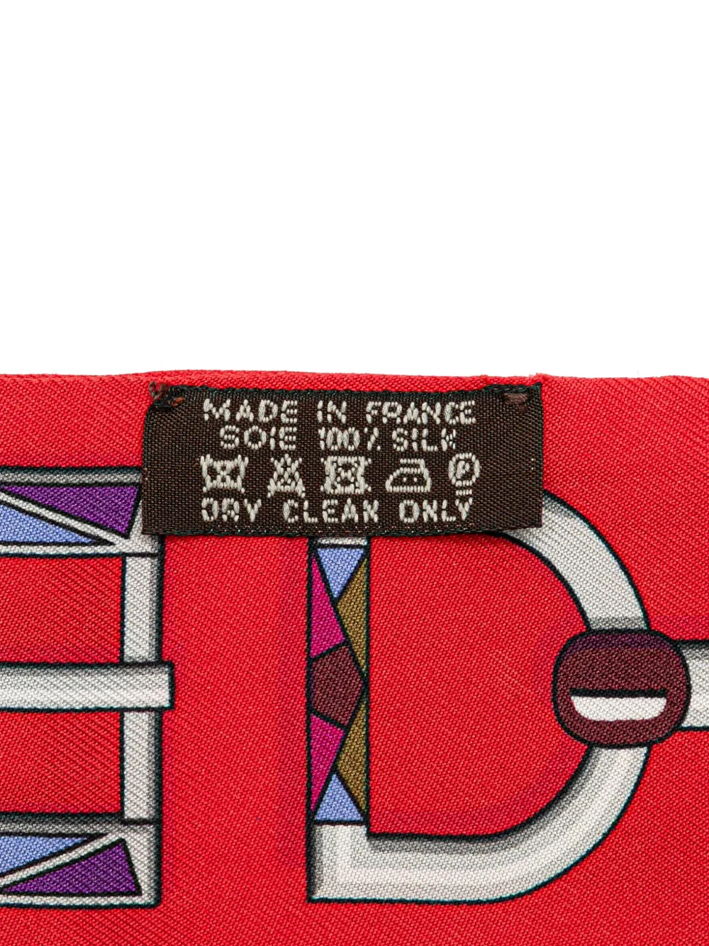 Pre-owned Hermes 1990-2024 Festival Des Amazones Silk Twilly Scarf Scarves In Red