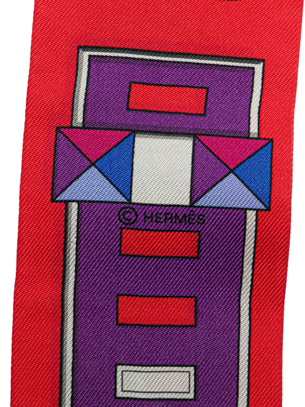Hermès Pre-Owned 1990-2024 Festival Des Amazones Silk Twilly Scarf scarves | Image 2
