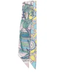 Hermès Pre-Owned 2000-2024 La Danse des Amazones Silk Twilly Scarf scarves - Pink