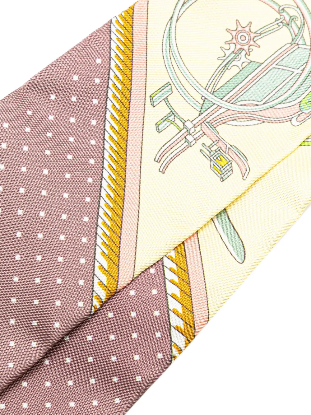 Hermès Pre-Owned foulard Les Voitures A Transformation Twilly en soie 20e siècle | Image 2