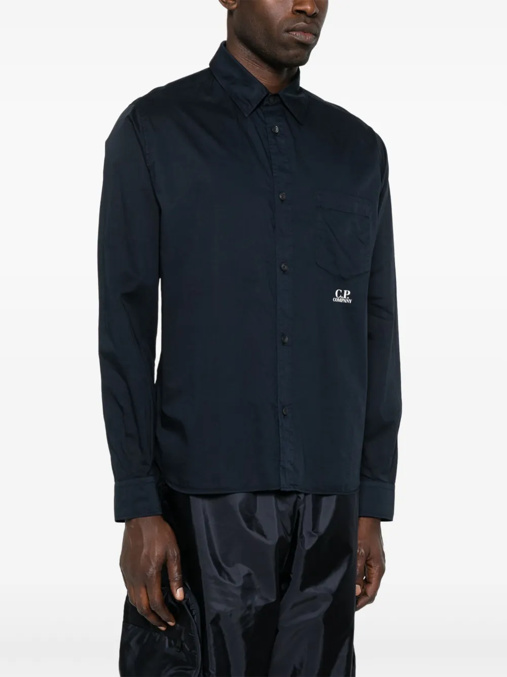 C.P. Company Katoenen overhemd Blauw