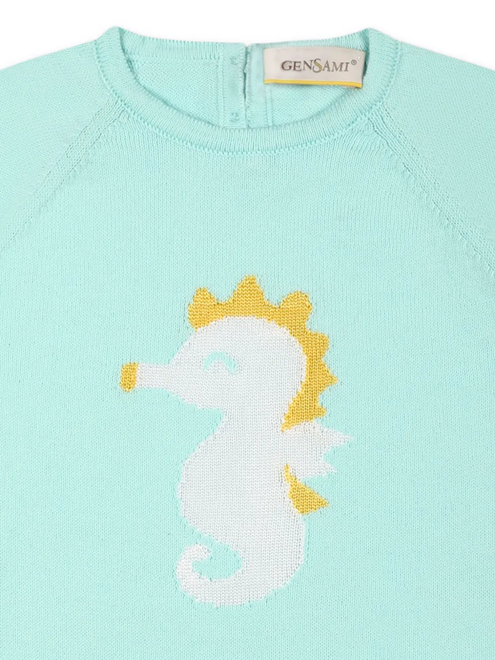 Gensami kids Intarsia romper Blauw