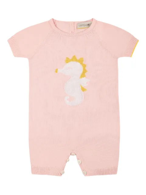 Gensami kids intarsia-knit romper