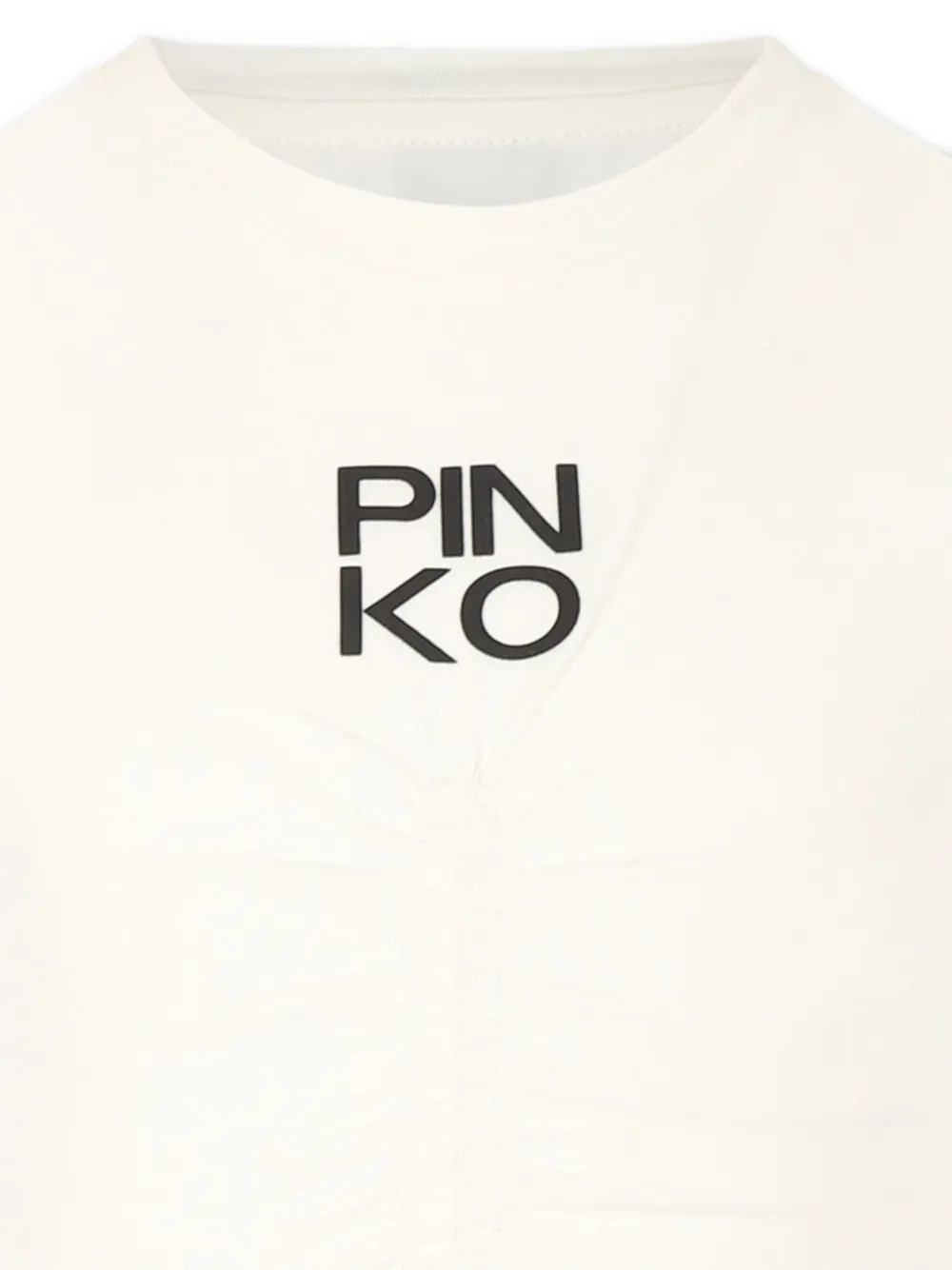Pinko Kids T-shirt met logoprint Wit