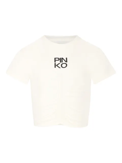 Pinko Kids logo-print T-shirt