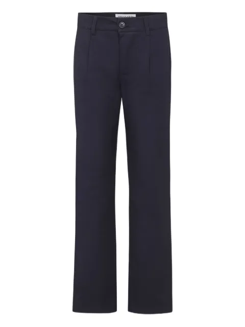TRUSSARDI JUNIOR pantalones con logo bordado