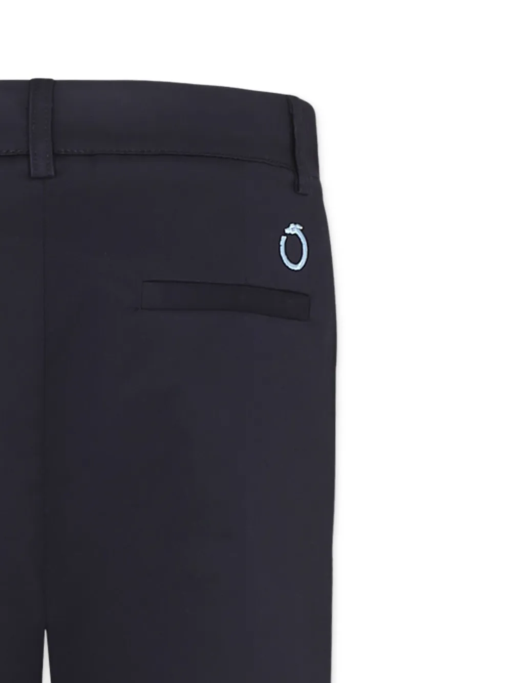 TRUSSARDI JUNIOR Broek met geborduurd logo Blauw