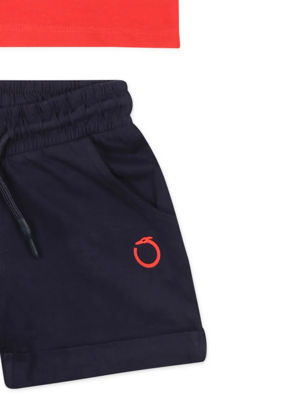 TRUSSARDI JUNIOR Shorts set met logoprint Rood