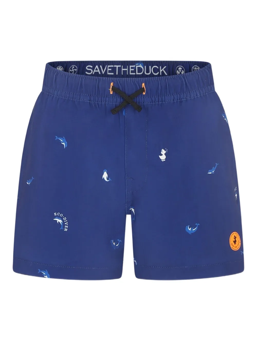 Save The Duck Kids Dolfin-print swim shorts | Blue | Image 1