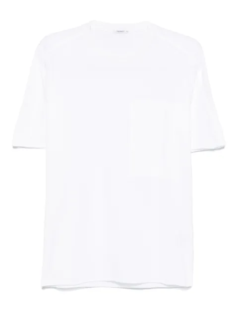 Transit T-shirt con colletto lavorato a maglia