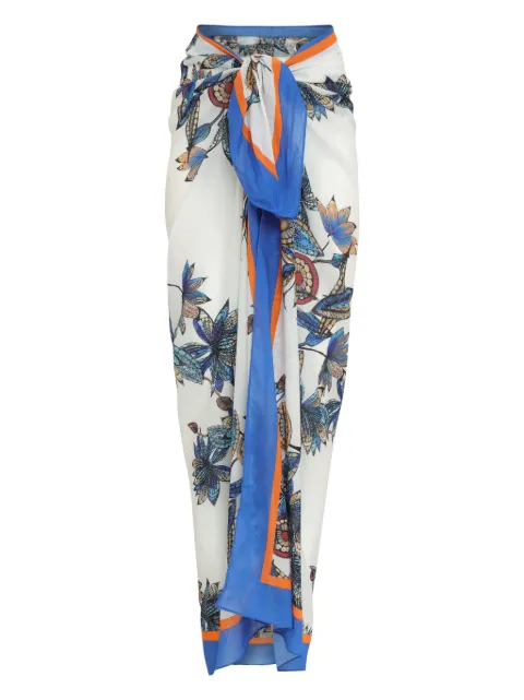 Amir Slama floral-print pareo