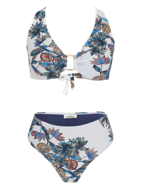 Amir Slama floral-print bikini
