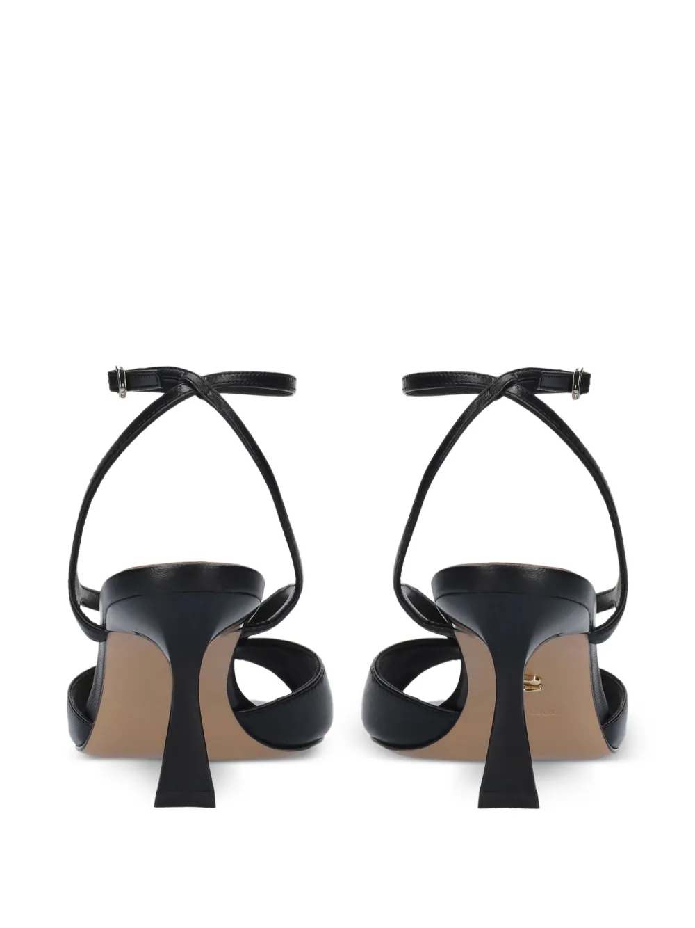 Lola Cruz Leren sandalen Zwart