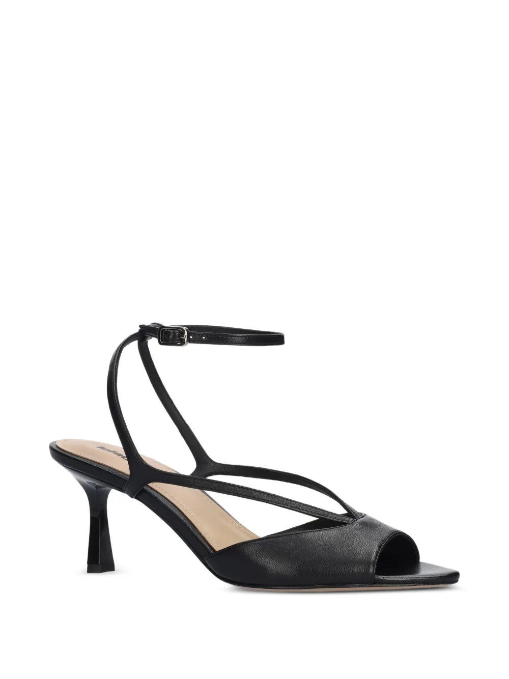 Lola Cruz Leren sandalen Zwart