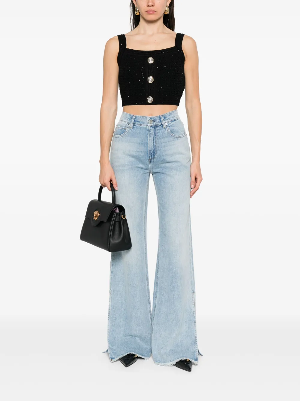 alice + olivia Weezy flared jeans | Blue | Image 1