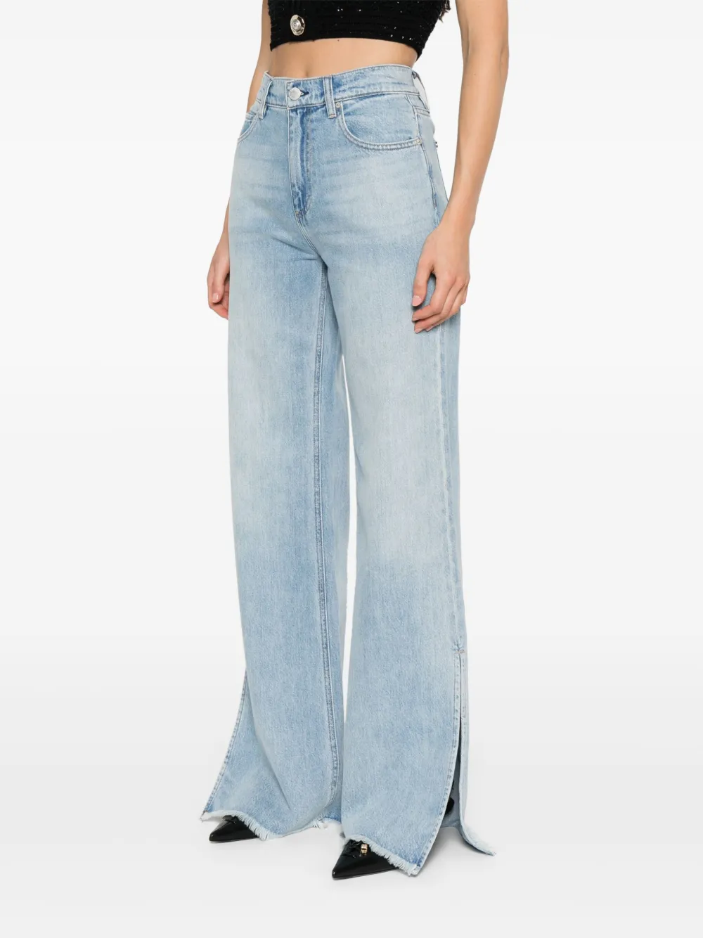 Alice + olivia Weezy flared jeans - Blauw