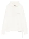 STATE OF ORDER embroidered hoodie - Neutrals