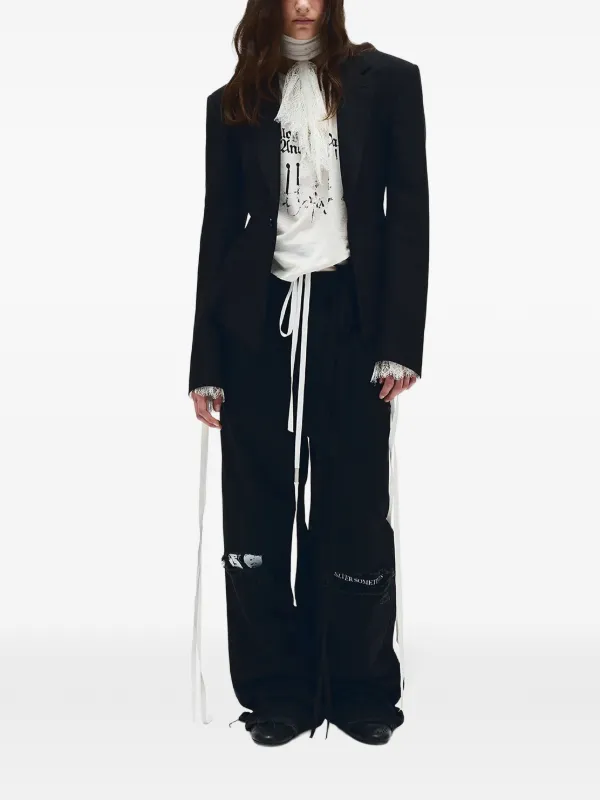 Ann Demeulemeester Polly Jeans | Black | FARFETCH