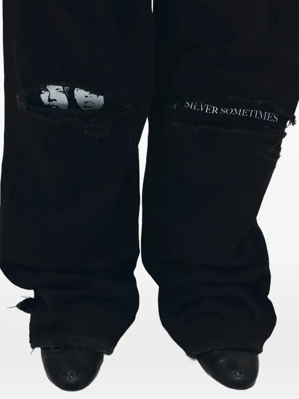 Ann Demeulemeester Polly Jeans | Black | FARFETCH