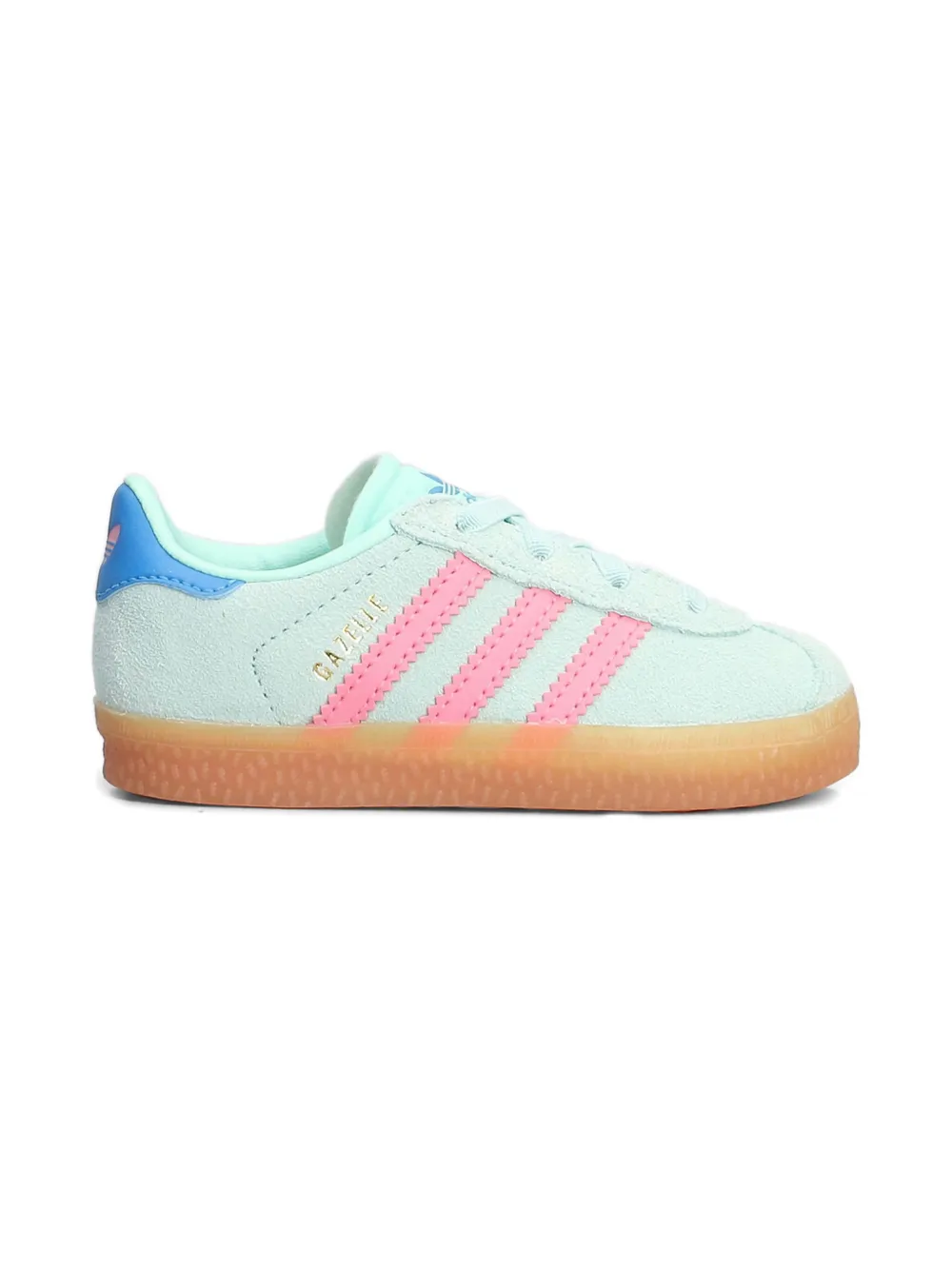 adidas Kids Gazelle suede low-top sneakers Green