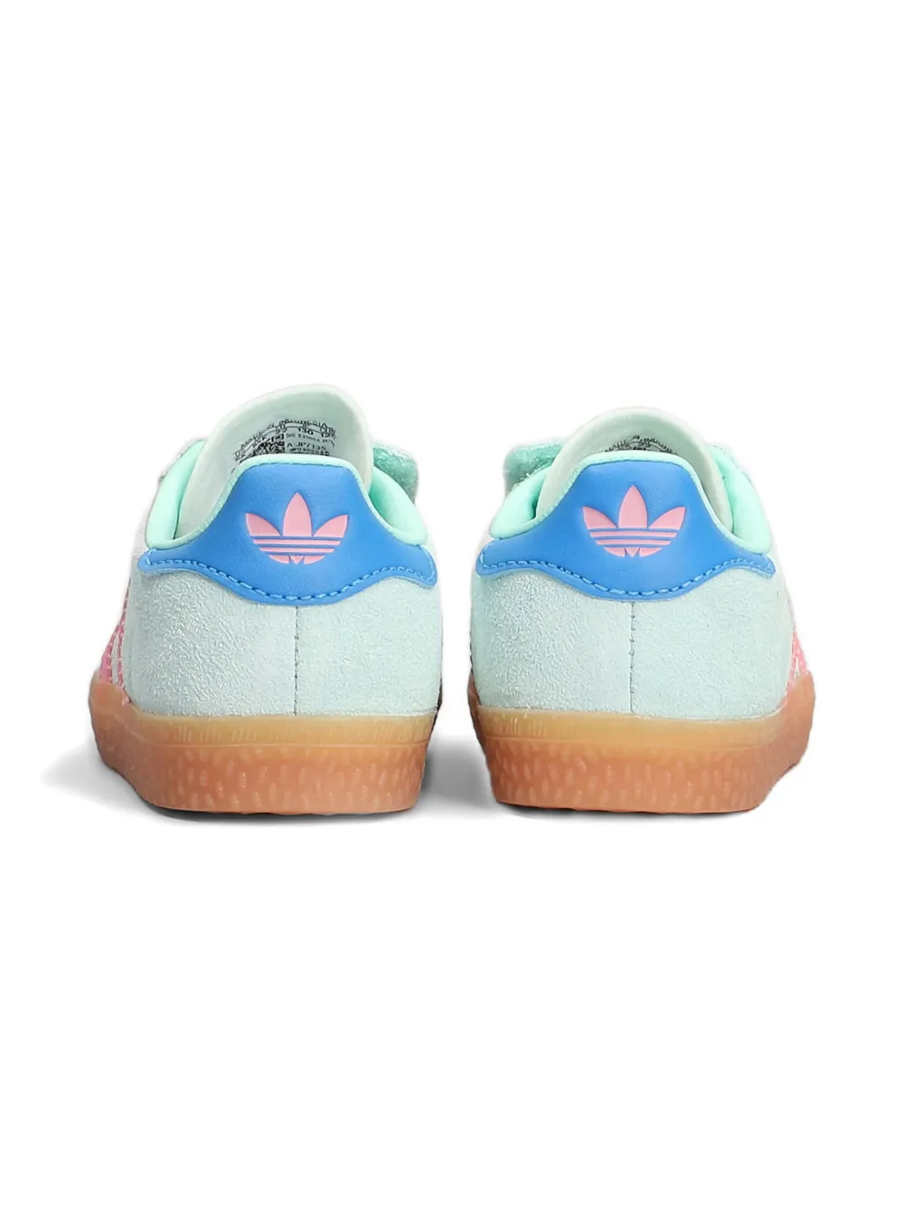 adidas Kids Gazelle suede low-top sneakers Green