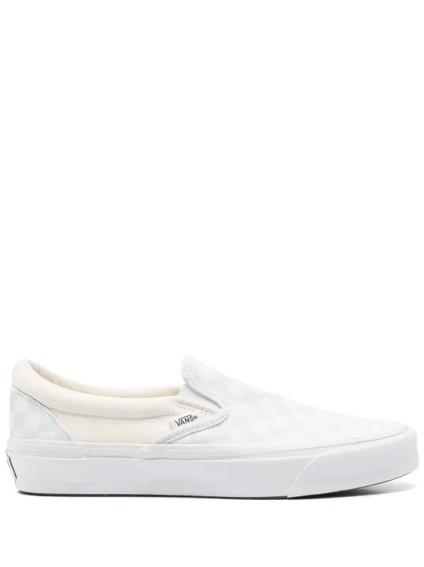White Checkered Slip On Vans VANS Kids Classic Slip-On