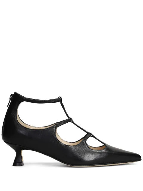 Anna F. 50mm leather pumps