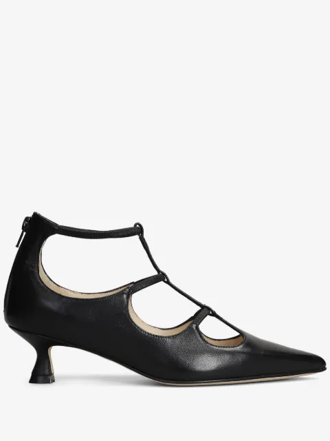 Anna F. 50mm leather pumps