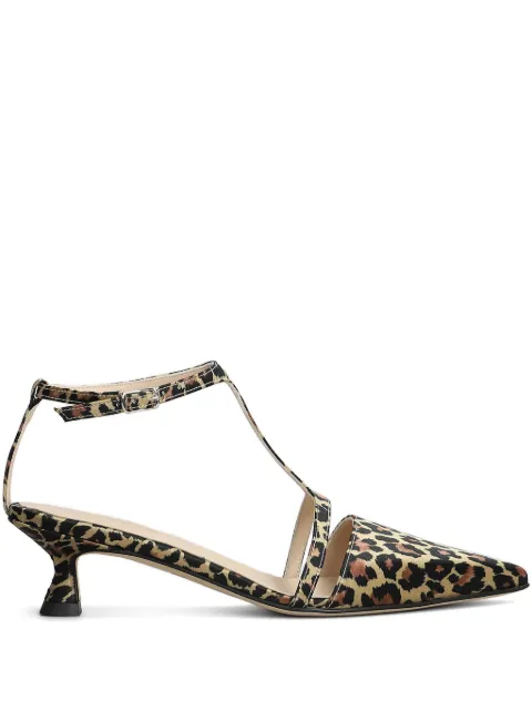 Anna F. 55mm leopard-print pumps 