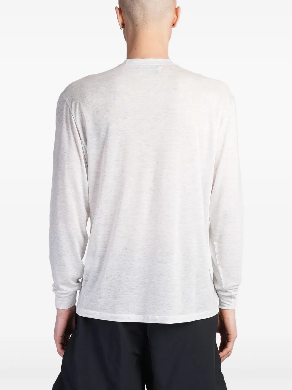 Paura Obi In Grey Cotton In 白色