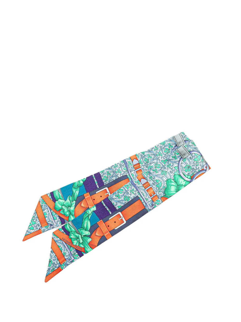Hermès Pre-Owned 20th Century Grand Manege Fleuri シルク スカーフ - マルチカラー Hermès Pre-Owned 20th Century Grand Manege Fleuri シルク スカーフ - マルチカラー