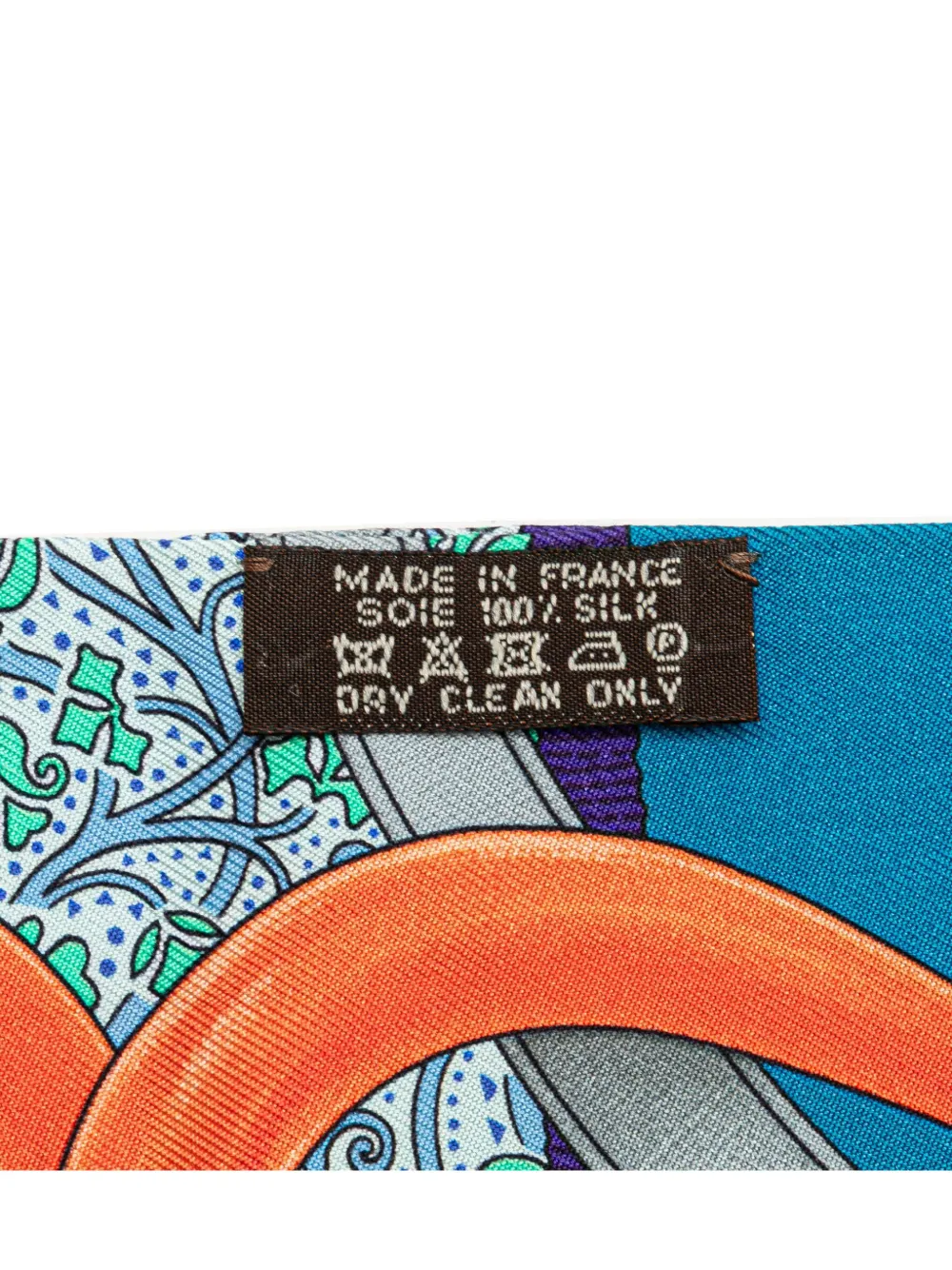 Pre-owned Hermes 20th Century Grand Manege Fleuri Silk Twilly Scarf Scarves In Multicolour