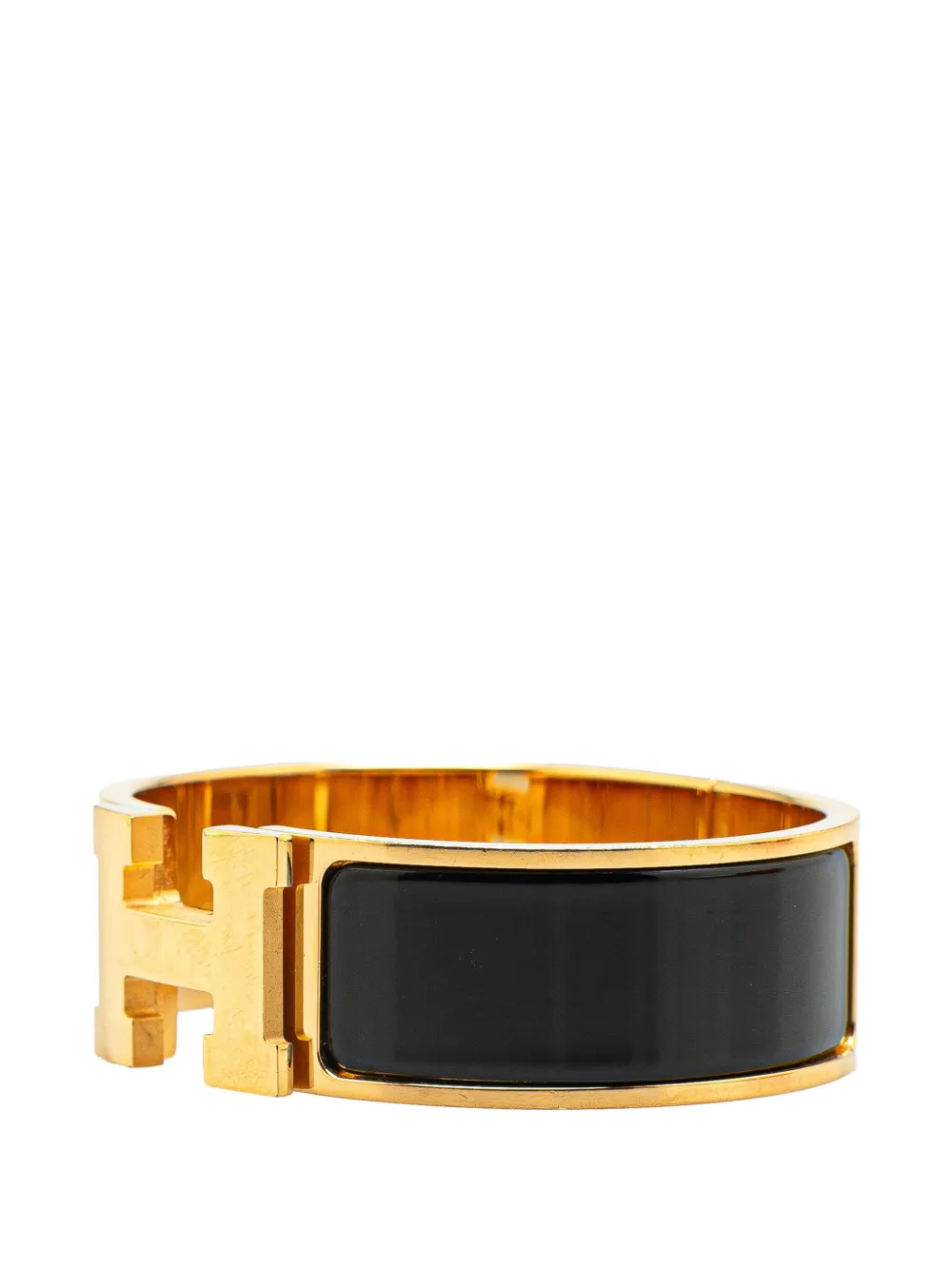 Hermès Pre-Owned 1990-2024 Wide Enamel Clic Clac H Bracelet GM costume bracelet | Image 2