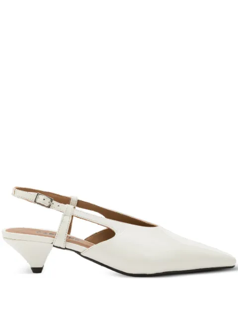 Carmens zapatillas con tira trasera