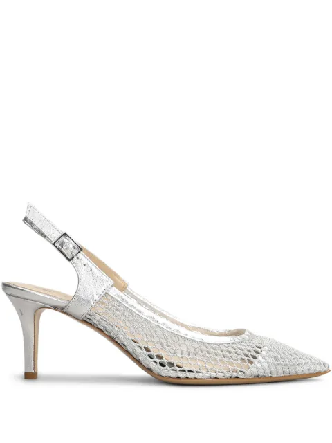 Fabio Rusconi zapatillas de malla con tacón de 70mm