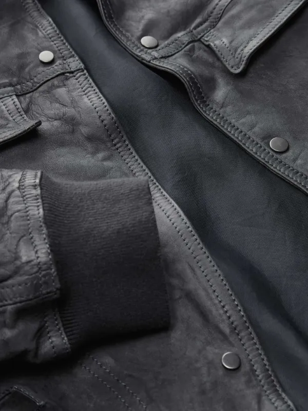 Salvatore Santoro Leather Jacket | Black | FARFETCH